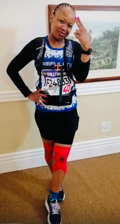 PML director participating in a marathon